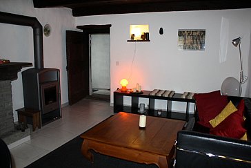 Ferienhaus in Linescio - Wohnzimmer