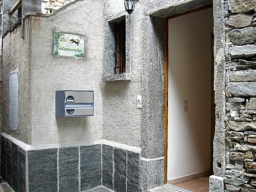 Ferienhaus in Linescio - Eingang Rustico La Salamandra
