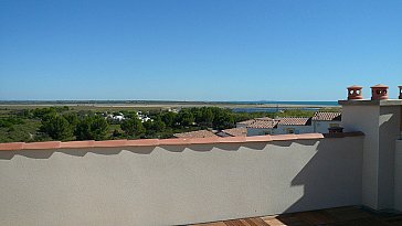 Ferienhaus in St. Pierre la Mer - Blick zum Meer