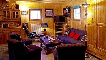 Ferienhaus in Zinal - Wohnzimmer