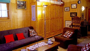 Ferienhaus in Zinal - Wohnzimmer
