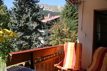 Ferienwohnung in Klosters - Balkon