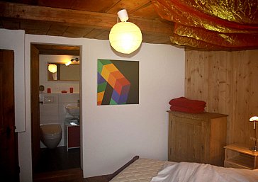 Ferienhaus in Le Prese-Cantone - Zimmer mit Bad (3.OG)