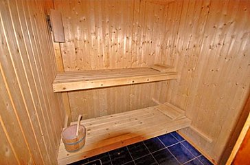Ferienhaus in Les Collons - Die Sauna