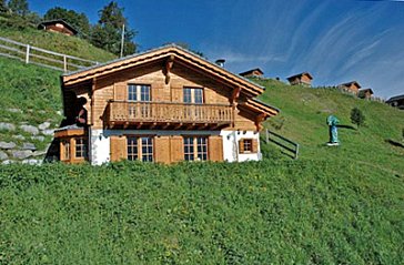 Ferienhaus in Les Collons - Das Haus im Hochsommer