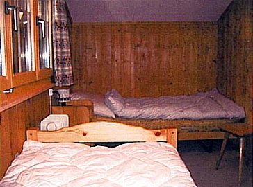 Ferienhaus in Adelboden - Blick in die Schlafzimmer