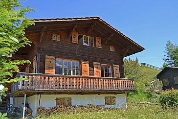 Ferienhaus in Adelboden - Das Chalet im Sommer