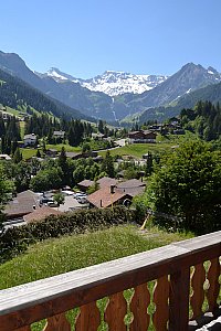 Ferienhaus in Adelboden - Ausblick vom Balkon