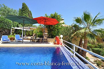 Ferienhaus in Calpe - Villa mit beheiztem Privatpool an der Costa Blanca