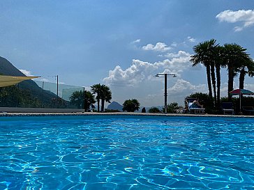 Ferienwohnung in Lugano-Cadro - Schwimmbad