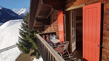 Ferienhaus in Lumbrein - Balkon