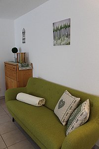 Ferienwohnung in Saas-Almagell - Wohnzimmer