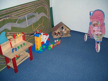 Ferienwohnung in Saas-Almagell - Spielzimmer