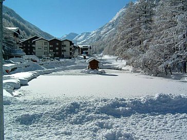 Ferienwohnung in Saas-Almagell - Winterimpressionen