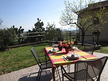 Ferienwohnung in Montecchio - Casa l´Arcobaleno mit grossem Garten