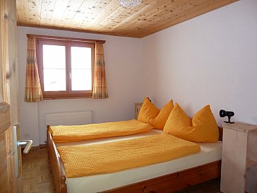 Ferienwohnung in Cresta-Avers - Schlafzimmer