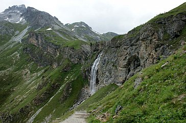 Ferienwohnung in Planeil - Auf dem Weg zur Sasvenna Hütte