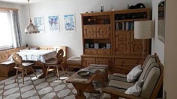 Ferienwohnung in Samedan - Wohnzimmer