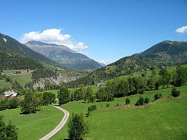 Ferienwohnung in Grengiols - Ausblick Bächerhäusern