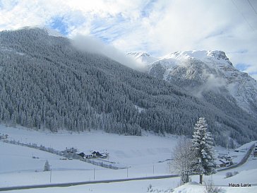 Ferienwohnung in Graun - Ausblick im Winter