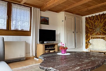 Ferienwohnung in Schwanden - Wohnzimmer