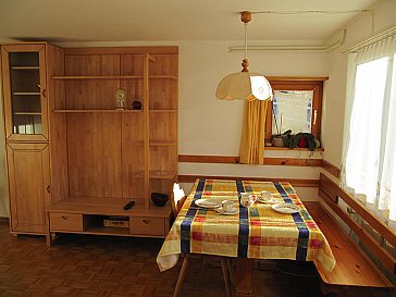 Ferienwohnung in Lenzerheide - Essbereich