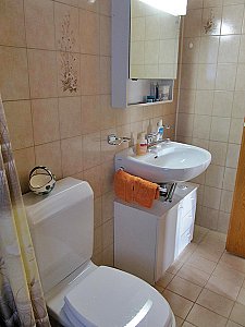 Ferienwohnung in Lenzerheide - Dusche/WC