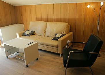 Ferienwohnung in Leukerbad - Wohnzimmer