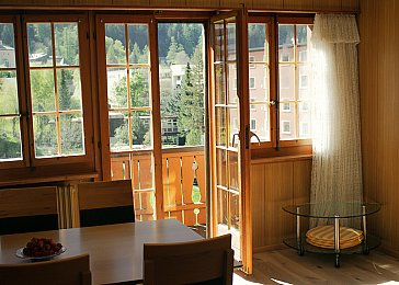 Ferienwohnung in Leukerbad - Esszimmer