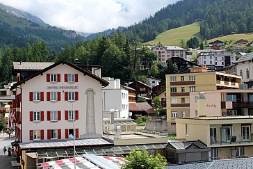 Ferienwohnung in Leukerbad - Aussicht nach Nordost