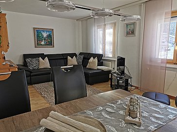 Ferienwohnung in Sils-Maria - Wohnzimmer 1.Stock