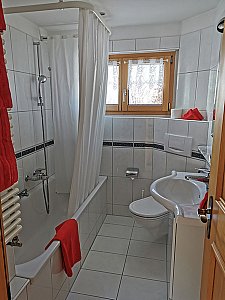 Ferienwohnung in Sils-Maria - Bad