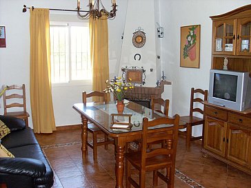 Ferienhaus in Conil de la Frontera - Wohnzimmer mit Essbereich