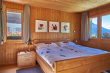 Ferienwohnung in Bellwald - Schlafzimmer