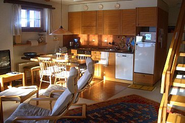 Ferienhaus in Sankt Stephan - Blick in die offene Küche