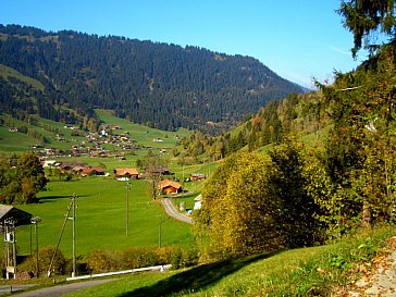 Ferienhaus in Sankt Stephan - Blick von der Aussenterasse