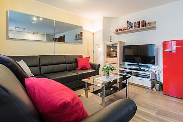 Ferienwohnung in Saas-Almagell - Wohnzimmer