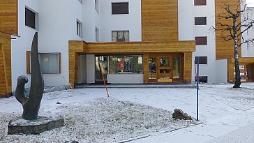 Ferienwohnung in Crans-Montana - Haus Eingang