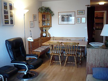 Ferienwohnung in Crans-Montana - Wohn-Esszimmer