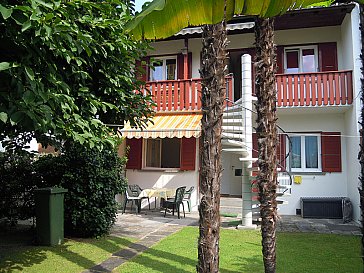 Ferienwohnung in Ascona - Garten Aussicht