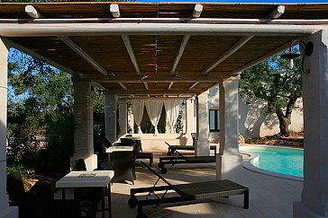 Ferienhaus in Racale - Area relax - Solarium - Pool