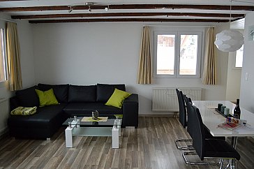 Ferienwohnung in Fiesch - Wohn- und Esszimmer