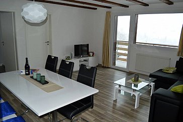 Ferienwohnung in Fiesch - Wohn- und Esszimmer