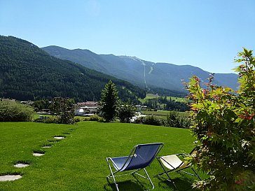 Ferienwohnung in Percha, Perca - Aussicht auf den Kronplatz