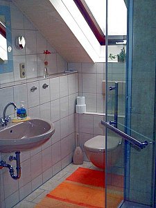 Ferienwohnung in Stockach - Dusche/WC