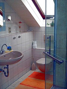 Ferienwohnung in Stockach - Dusche/WC