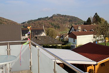 Ferienwohnung in Stockach - Aussicht vom Balkon