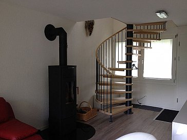 Ferienhaus in Fieschertal - Treppe ins OG