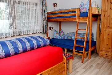 Ferienwohnung in Bingen bei Sigmaringen - Schlafzimmer (mit Kajütbetten) Variante wählbar