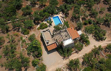 Ferienwohnung in Ugento-Torre San Giovanni - Villa Blumare von oben